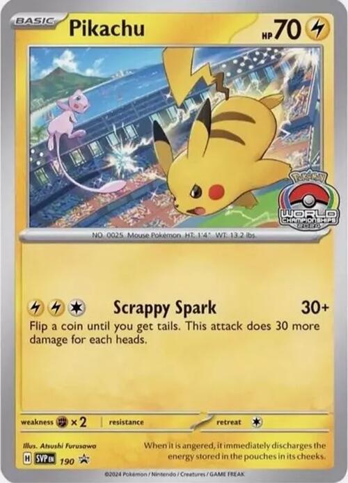 Pikachu (190) [Scarlet & Violet: Black Star Promos] | Card Citadel