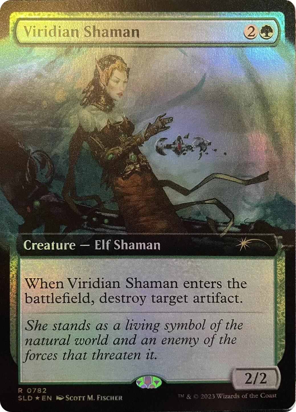 Viridian Shaman (Extended Art) [Secret Lair Drop Series] | Card Citadel
