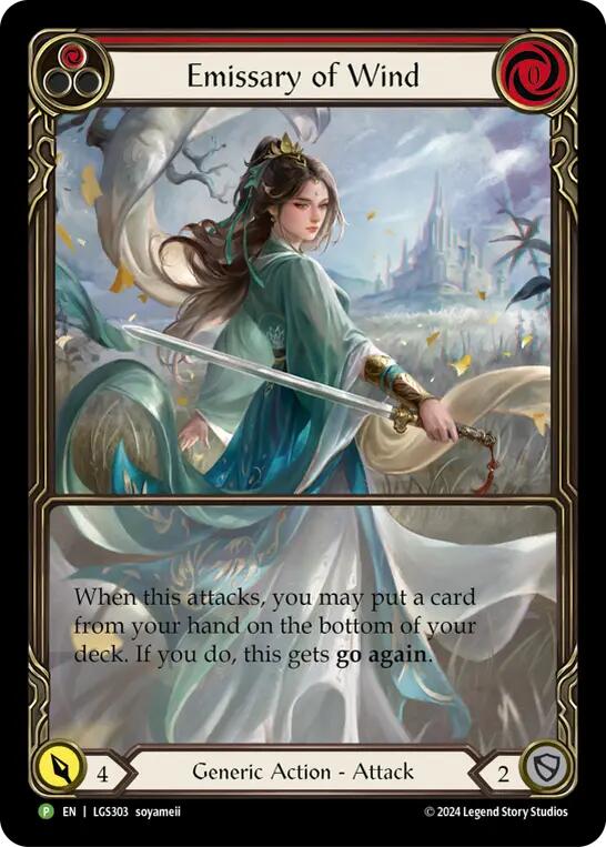 Emissary of Wind [LGS303] (Promo)  Rainbow Foil | Card Citadel