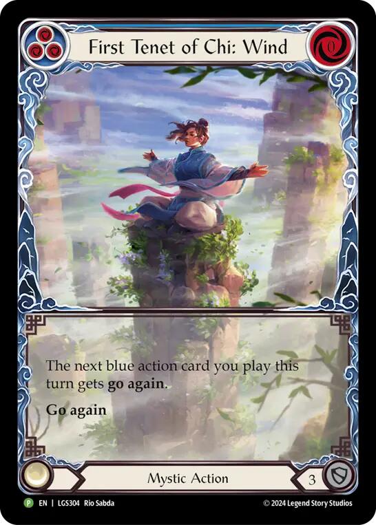 First Tenet of Chi: Wind [LGS304] (Promo)  Rainbow Foil | Card Citadel