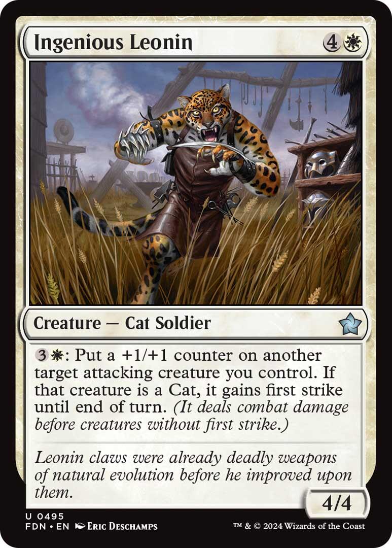 Ingenious Leonin [Foundations] | Card Citadel