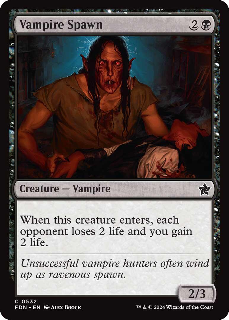 Vampires Deck Theme Card [Foundations] | Card Citadel