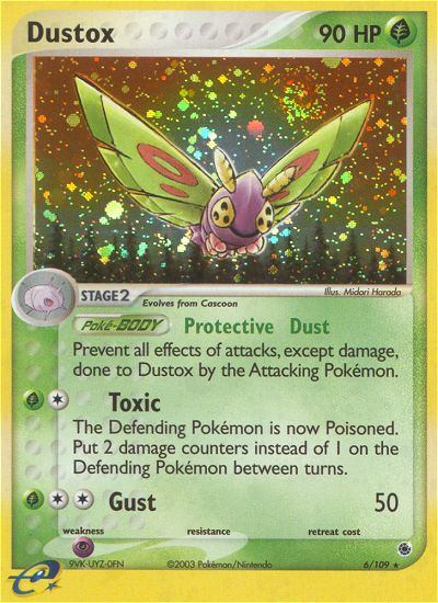 Dustox (6/109) [EX: Ruby & Sapphire] | Card Citadel