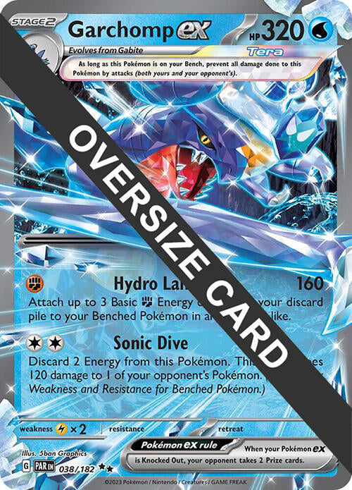 Garchomp ex (038) (Jumbo Card) [Scarlet & Violet: Paradox Rift] | Card Citadel