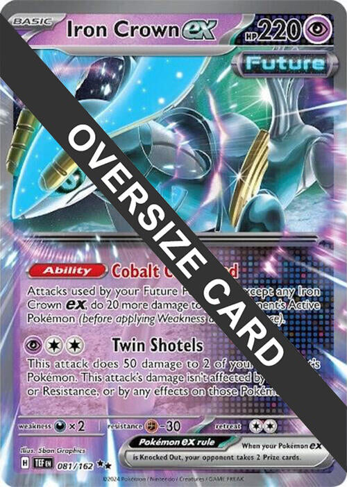 Iron Crown ex (081) (Jumbo Card) [Scarlet & Violet: Black Star Promos] | Card Citadel