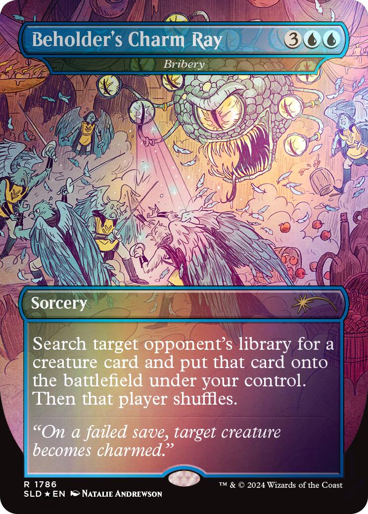 Beholder's Charm Ray - Bribery (Rainbow Foil) [Secret Lair Drop Series] | Card Citadel