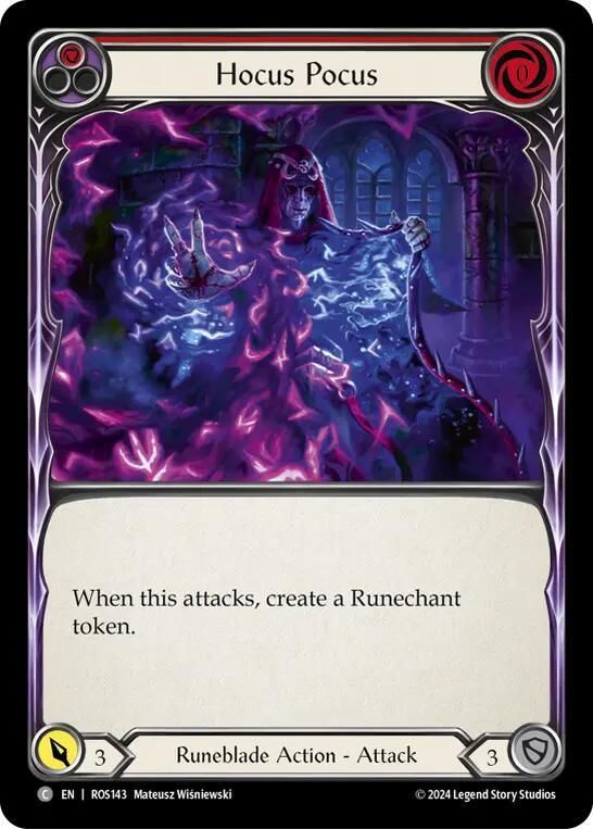 Hocus Pocus (Red) [ROS143] (Rosetta)  Rainbow Foil | Card Citadel