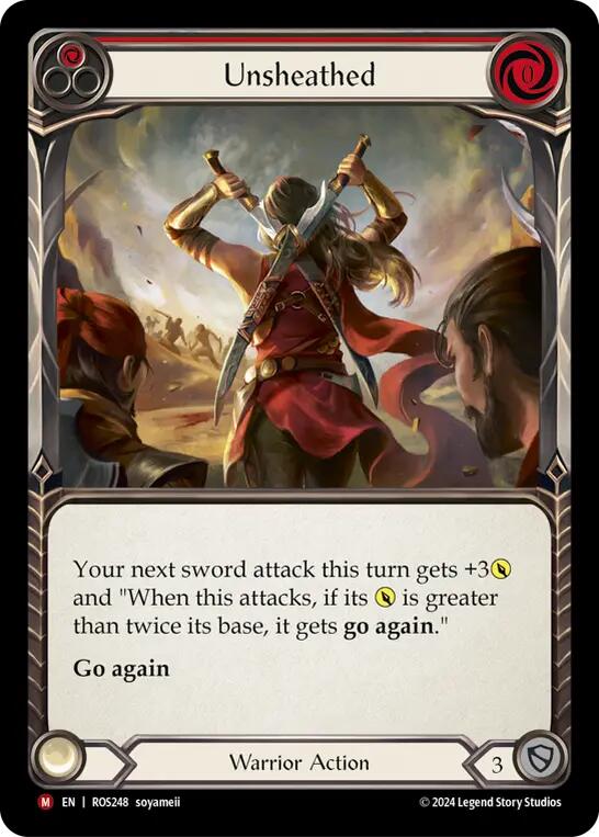 Unsheathed [ROS248] (Rosetta) | Card Citadel