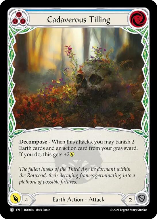 Cadaverous Tilling (Blue) [ROS054] (Rosetta) | Card Citadel