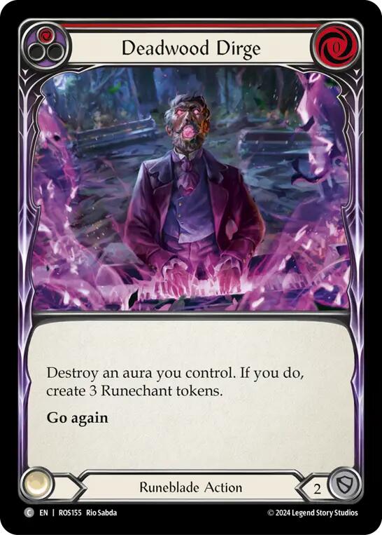 Deadwood Dirge (Red) [ROS155] (Rosetta) | Card Citadel
