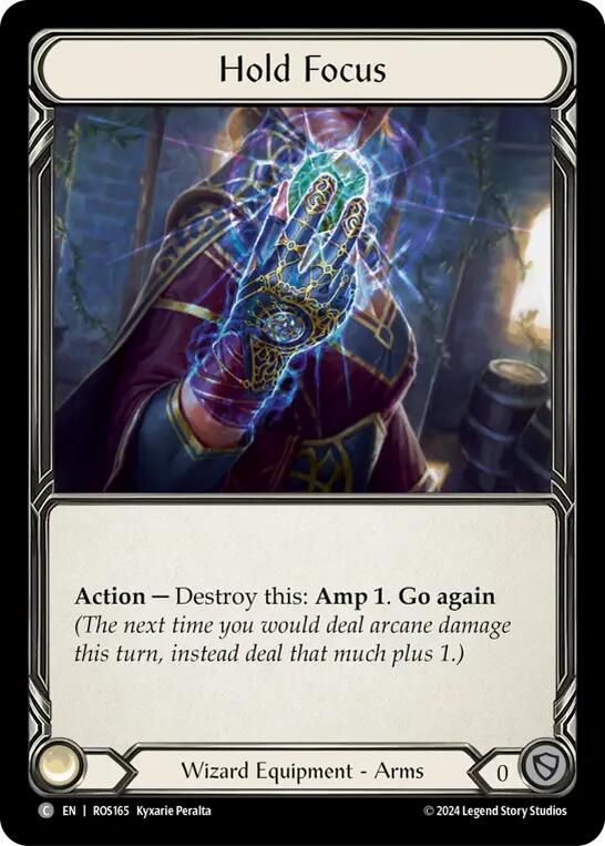 Hold Focus [ROS165] (Rosetta)  Cold Foil | Card Citadel