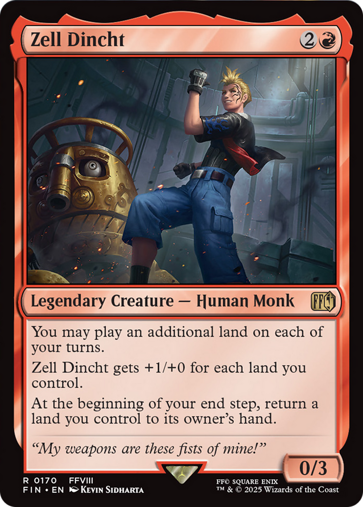 Zell Dincht [FINAL FANTASY] | Card Citadel