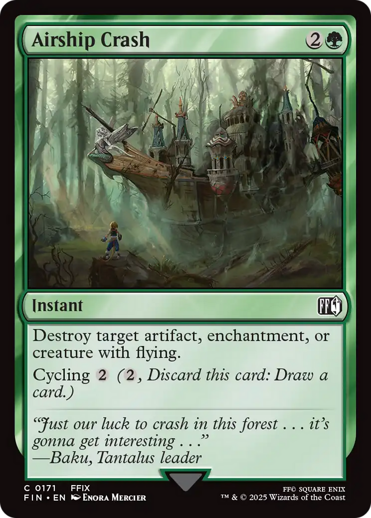 Airship Crash [FINAL FANTASY] | Card Citadel