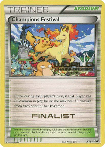 Champions Festival (XY91) (2015 Finalist) [XY: Black Star Promos] | Card Citadel