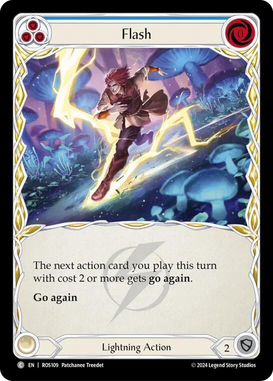Flash (Blue) [ROS109] (Rosetta) | Card Citadel