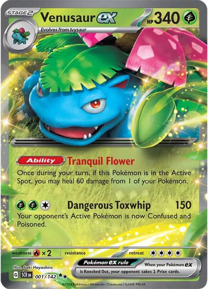 Venusaur ex (001/142) [Scarlet & Violet: Stellar Crown] | Card Citadel