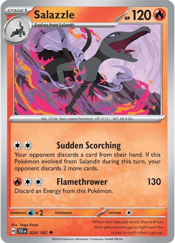 Salazzle (024/142) [Scarlet & Violet: Stellar Crown] | Card Citadel