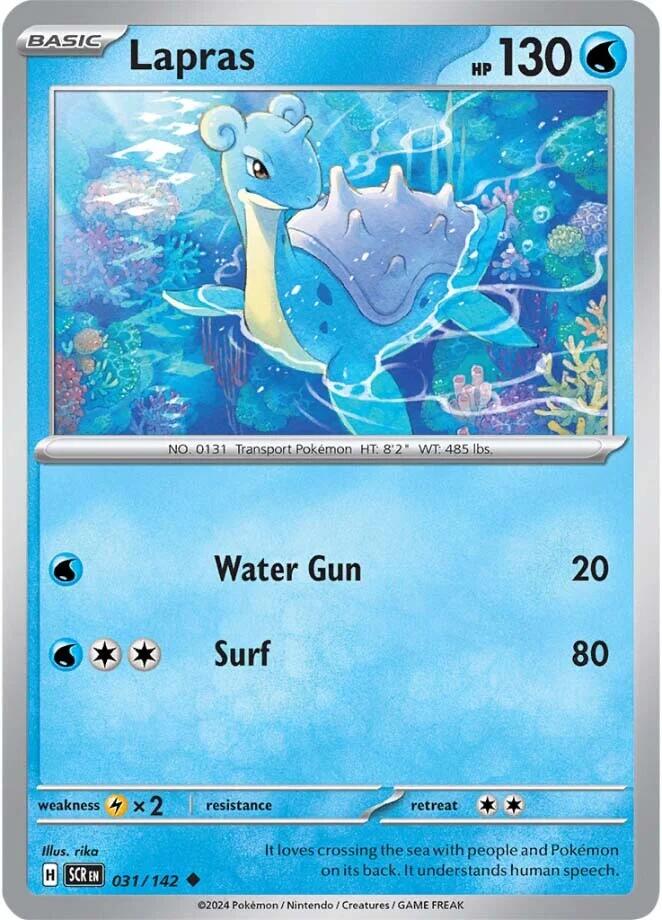 Lapras (031/142) [Scarlet & Violet: Stellar Crown] | Card Citadel