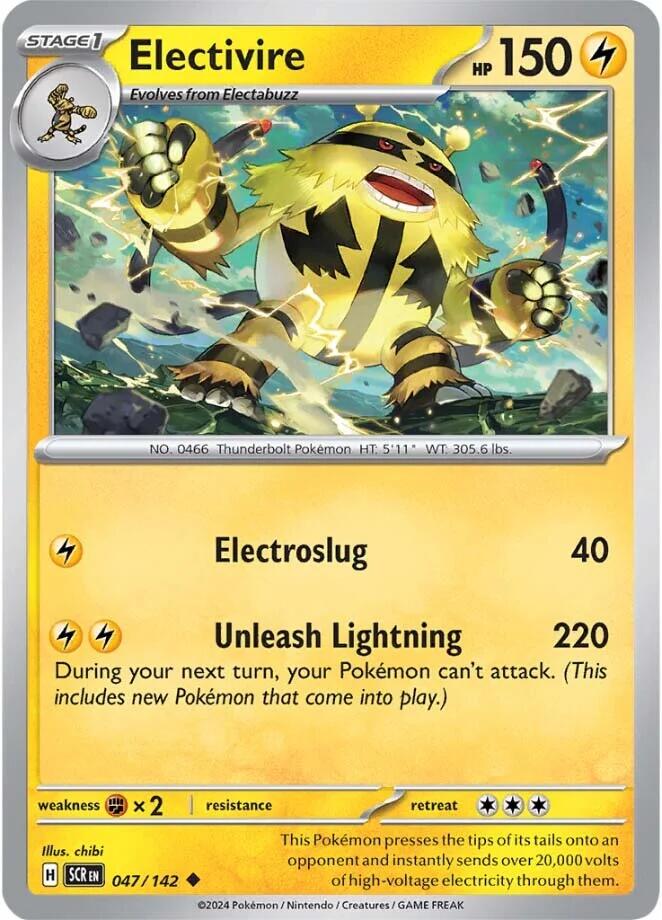 Electivire (047/142) [Scarlet & Violet: Stellar Crown] | Card Citadel