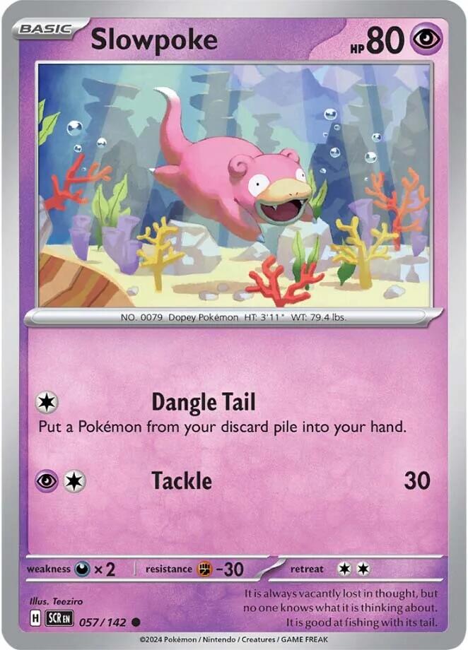 Slowpoke (057/142) [Scarlet & Violet: Stellar Crown] | Card Citadel