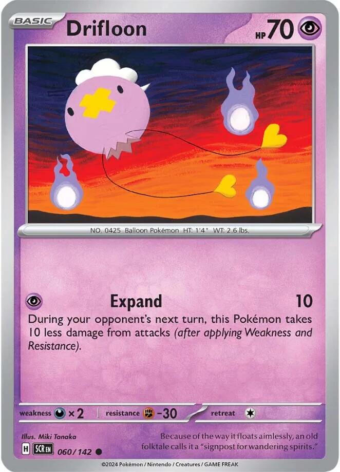 Drifloon (060/142) [Scarlet & Violet: Stellar Crown] | Card Citadel