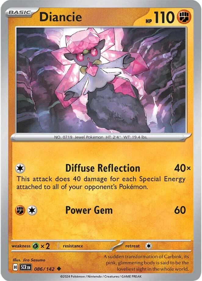 Diancie (086/142) [Scarlet & Violet: Stellar Crown] | Card Citadel