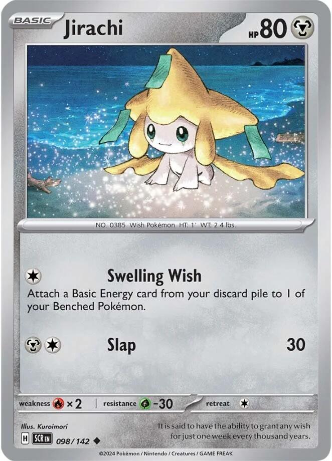 Jirachi (098/142) [Scarlet & Violet: Stellar Crown] | Card Citadel