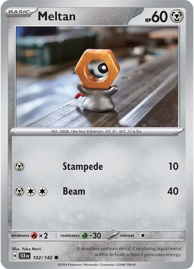 Meltan (102/142) [Scarlet & Violet: Stellar Crown] | Card Citadel