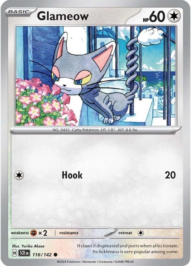 Glameow (116/142) [Scarlet & Violet: Stellar Crown] | Card Citadel