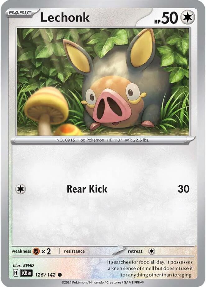 Lechonk (126/142) [Scarlet & Violet: Stellar Crown] | Card Citadel