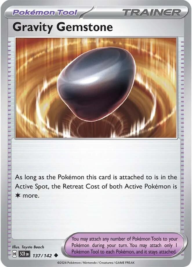 Gravity Gemstone (137/142) [Scarlet & Violet: Stellar Crown] | Card Citadel