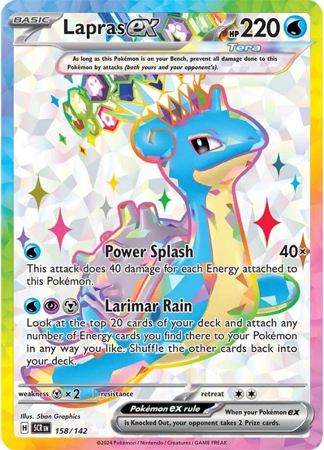 Lapras ex (158/142) [Scarlet & Violet: Stellar Crown] | Card Citadel