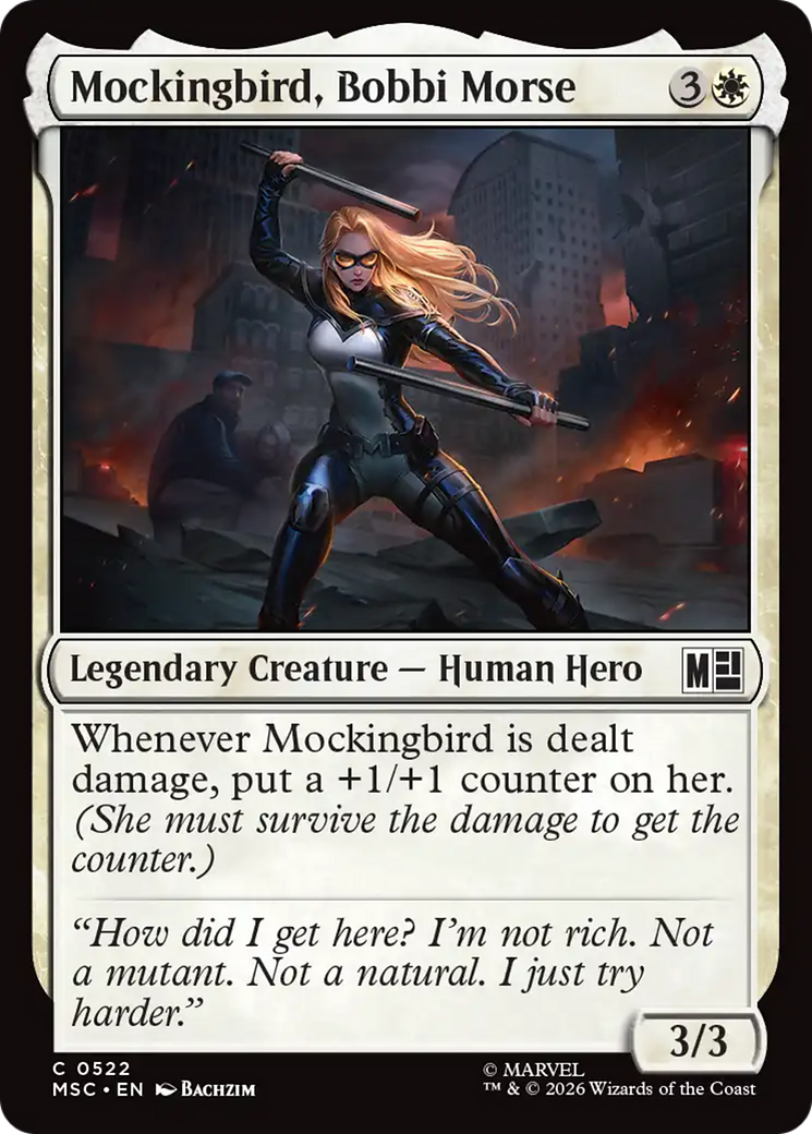 Mockingbird, Bobbi Morse (0522) [Marvel Super Heroes Commander] | Card Citadel