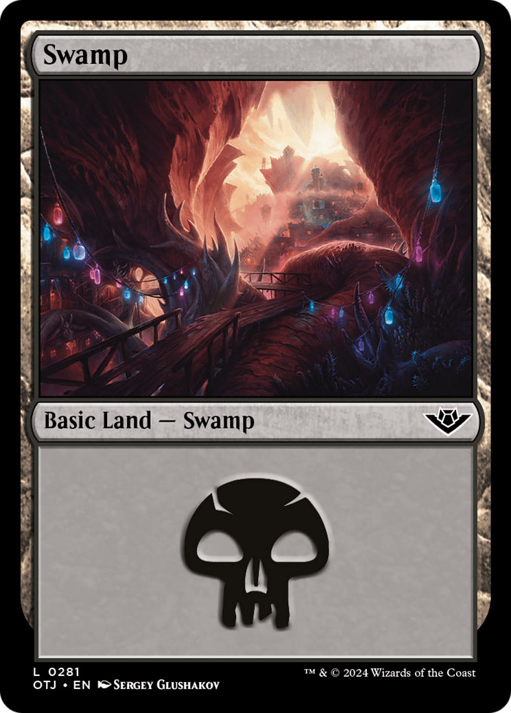 Swamp (0281) [Outlaws of Thunder Junction] | Card Citadel