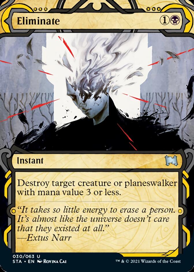 Eliminate (Foil Etched) [Strixhaven: Mystical Archive] | Card Citadel