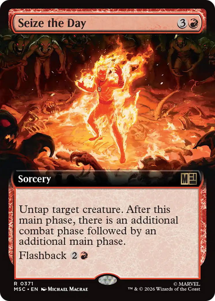 Seize the Day (Extended Art) [Marvel Super Heroes Commander] | Card Citadel