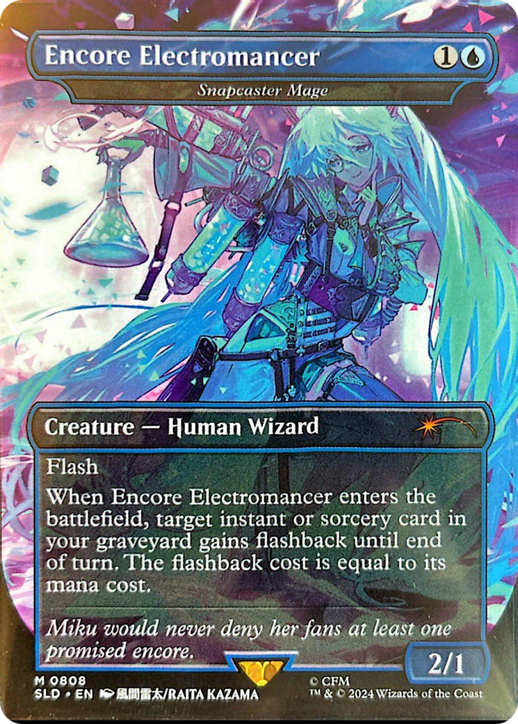 Encore Electromancer - Snapcaster Mage [Secret Lair Drop Series] | Card Citadel