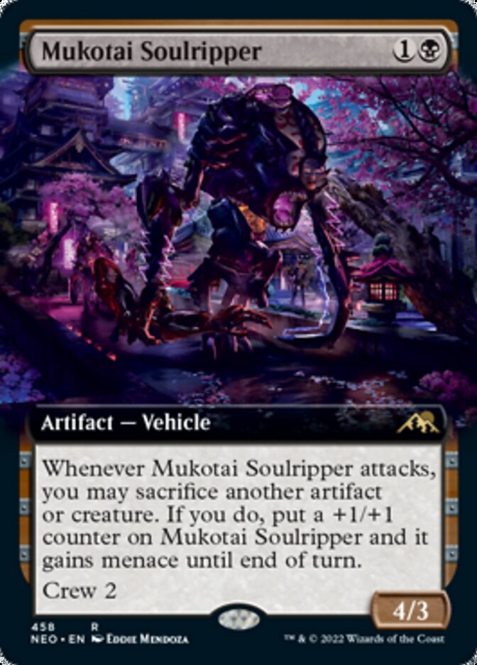 Mukotai Soulripper (Extended Art) [Kamigawa: Neon Dynasty] | Card Citadel