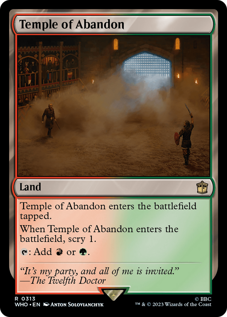 Temple of Abandon [Doctor Who] | Card Citadel