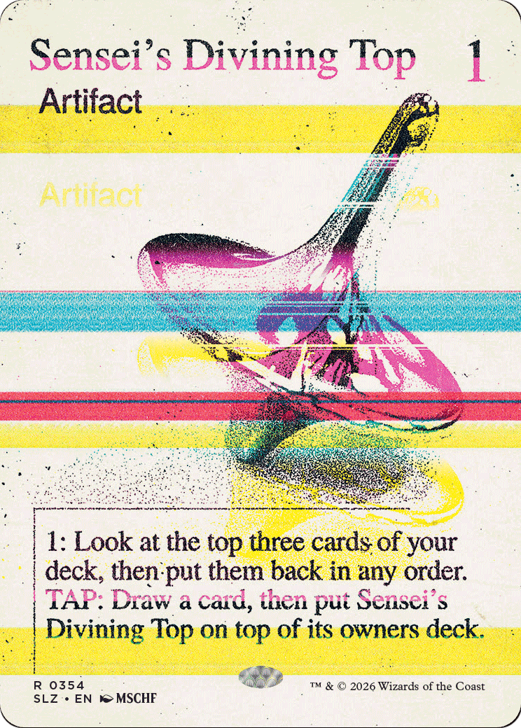 Sensei's Divining Top (0354) [Secret Lair x MSCHF: The Zeta Set] | Card Citadel