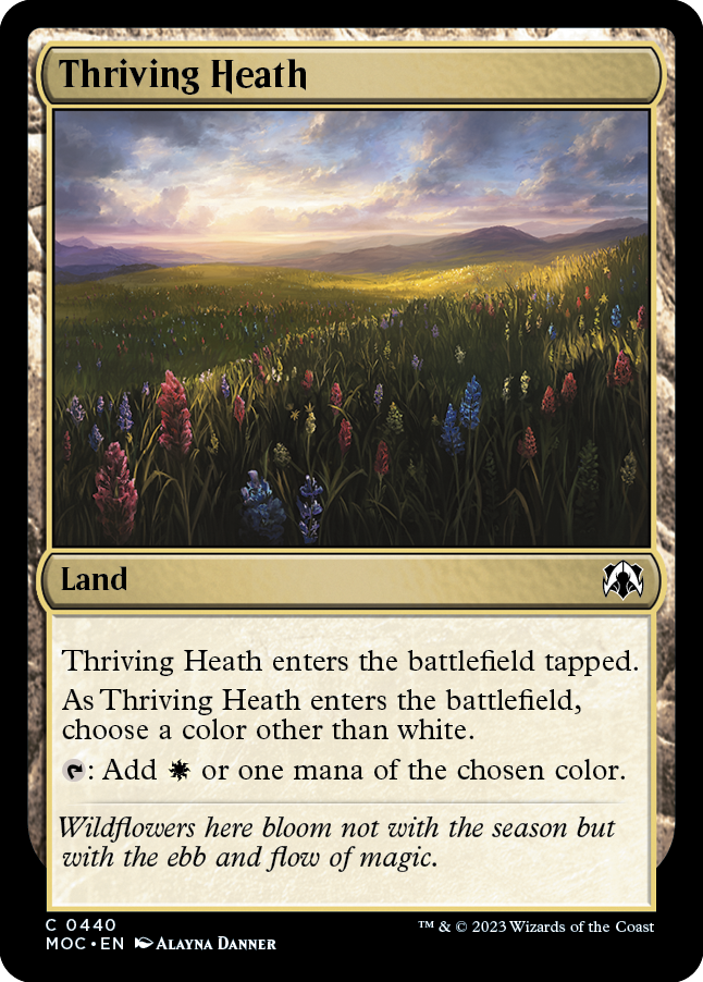 Thriving Heath [March of the Machine Commander] | Card Citadel
