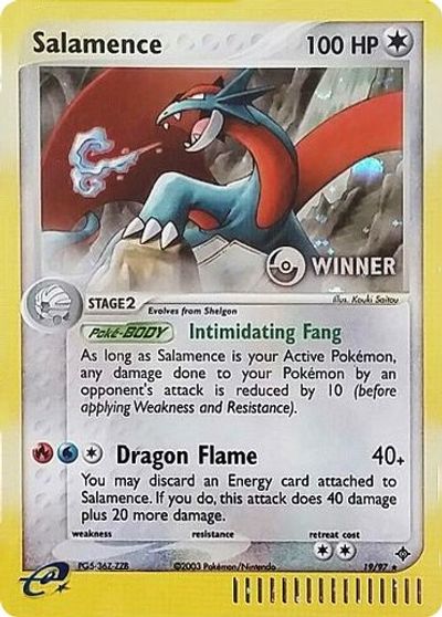 Salamence (19/97) (Winner) [League & Championship Cards] | Card Citadel