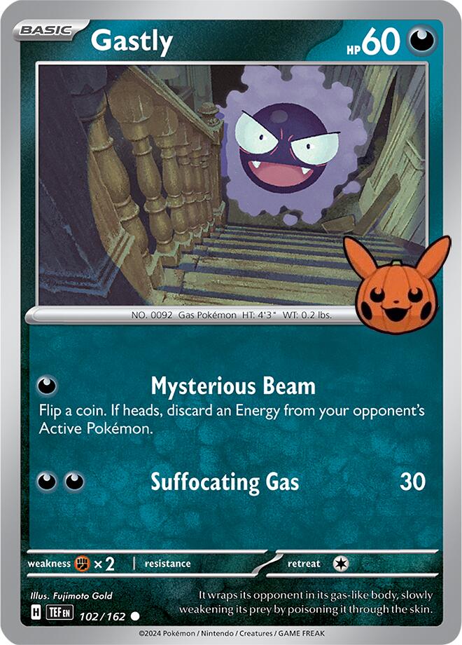 Gastly (102/162) [Trick or Trade 2024] | Card Citadel