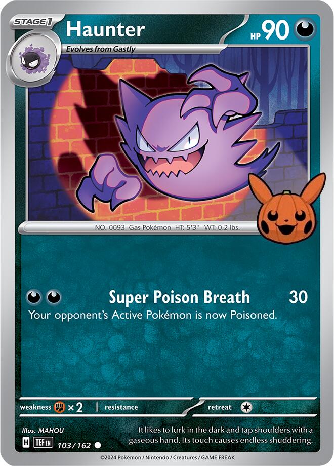 Haunter (103/162) [Trick or Trade 2024] | Card Citadel