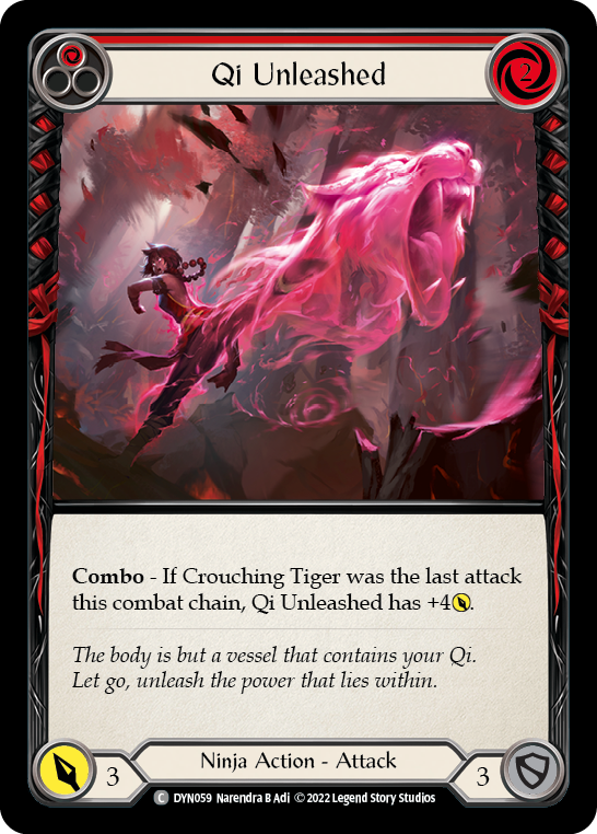 Qi Unleashed (Red) [DYN059] (Dynasty) | Card Citadel