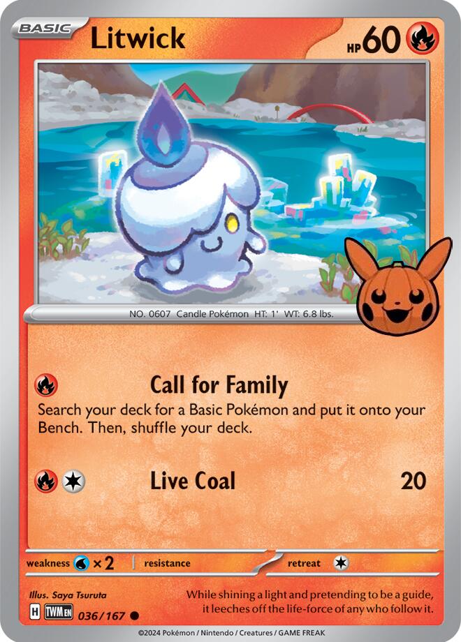 Litwick (036/167) [Trick or Trade] | Card Citadel