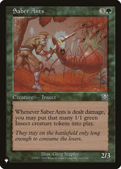 Saber Ants [The List] | Card Citadel