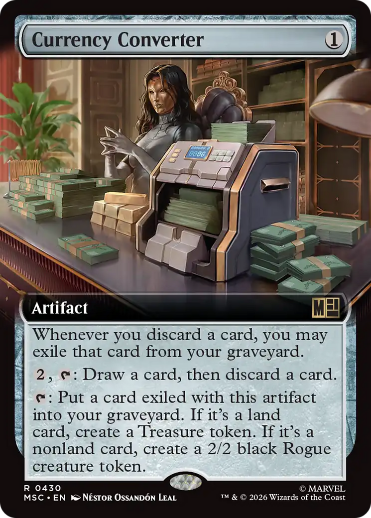 Currency Converter (Extended Art) [Marvel Super Heroes Commander] | Card Citadel