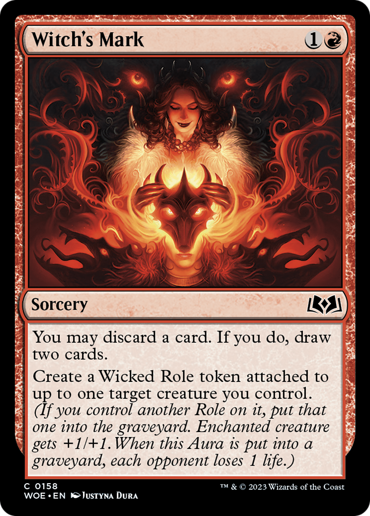 Witch's Mark [Wilds of Eldraine] | Card Citadel