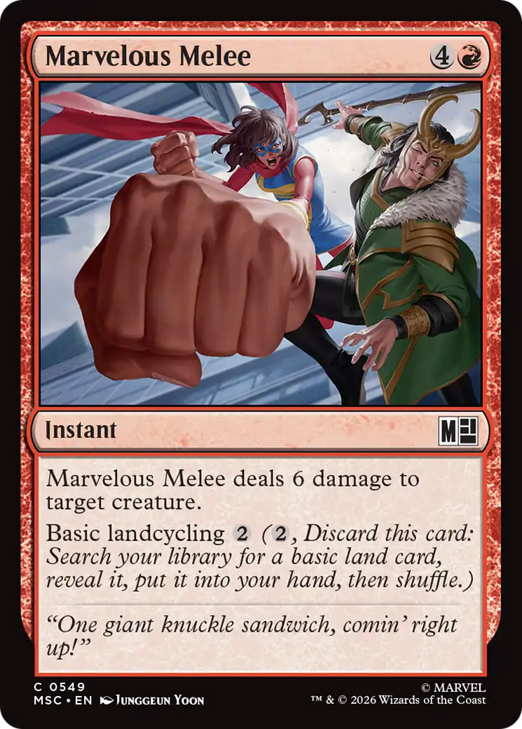 Marvelous Melee [Marvel Super Heroes Commander] | Card Citadel